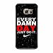 Produktbild Nike Every Damn Day Just Do It Galaxy hülle,handy zubehör / Color Schwarz Rubber / Device Samsung Galaxy S7
