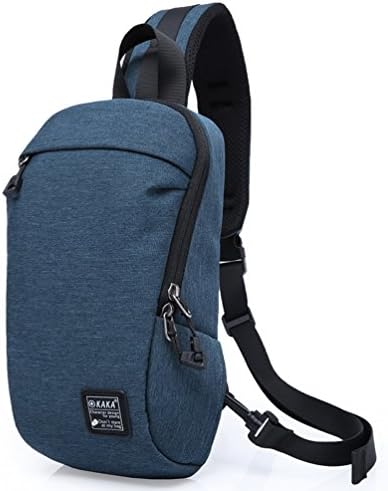 Cross Body Bag,Men Fashion Lightweight Sling Bag Simple Style Oxford Casual Daypack Anti-Theft Cross-Body Bag Chest Backpack Rucksack Shoulder Backpack Travel Shoulder Bag Sling Shoulder Bag,Blue
