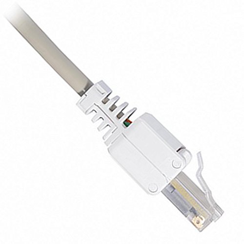 erenLine 10 Stück Netzwerk-Stecker RJ45; werkzeugfreie, einfache Montage; für Cat6, Cat6a und Cat5e Patchkabel;für flexible und starre Innenleiter (Patchkabel, Verlegekabel); [LAN Stecker, Patchstecker, Modularstecker] - 3