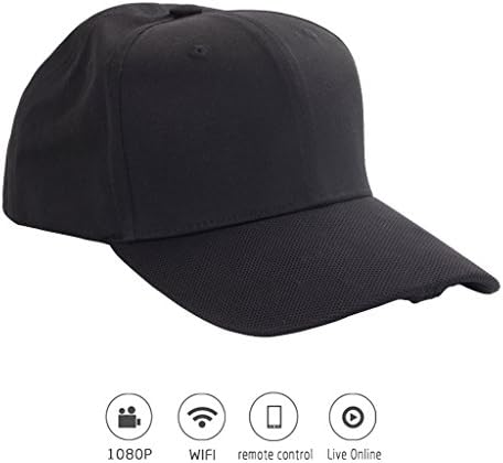 Generic Wearable Live Streaming Hat Cap With Hidden WIFI Camera FHD 1080P Real Time Broadcase For Fishing Hunting Sports