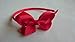 Alice Band With Bow Girls Ribbon Hair Band Headband (Red)