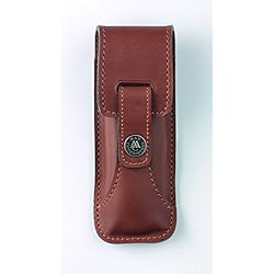Etui De Couteau Cuir Pérou Capdebarthes "Randonneur Prestige" Pour Couteaux Forts - Référence : 47813