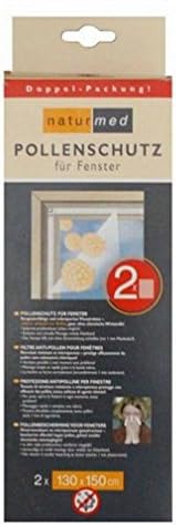 Set of 2 Pollen Insect Mosquito Window Guard 130x50 cm