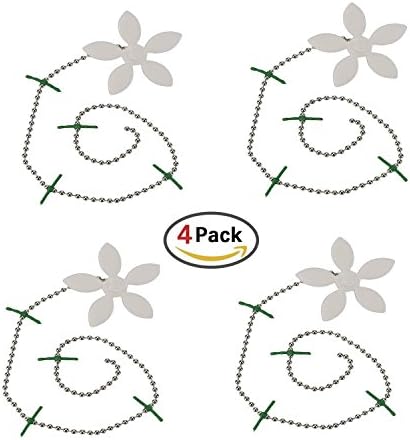 Hair Catcher for 90 mm Ynmi Bath Waste Chain [4 Pack] Hair Blocker Shower Helping Prevent Clogging, Hair Remover for Protection; One Concave Mirror for protection against