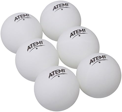 meteoradidas Breathi Norm Table Tennis Ping Pong Balls (Pack of 6) Indoor/Outdoor Standard 40 mm Table Tennis Set Improved in Bounce, Roundness, Hardness Orange or White (White)