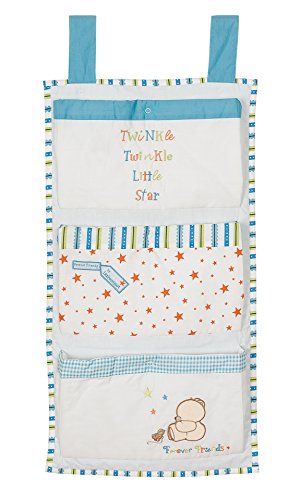 Forever Friends Cot Tidy Bear Little Star (Blue)