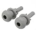 Produktbild mark8shop 2 grau Hutablage Clips für Kordel Saite für Citroen Saxo C2 C3 Xsara Picasso