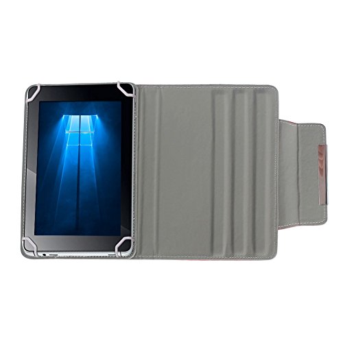 Hochwertige Tablet-Schutz-Hülle-Tasche Universal 10-10.1 Zoll mit Standfunktion kombiniert Schutz und Design aus hochwertigem Kunstleder Motiv Dont Touch my Pad Cover Case Universal Farbauswahl von UC-Express - 5