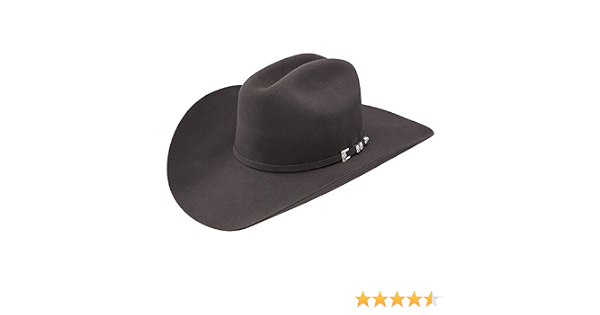 Logan 6X Fur Felt Cowboy Hat Charcoal 