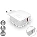LCARE QC 3.0 Quick Charging Wall charger with Single USB Port in-built Auto-detect Technology compatible with Samsung, iPhones, iPad, OnePlus, Motorola, Sony, LG, HTC, Lenovo, OPPO, Vivo, Nokia, Asus, Xiaomi, Coolpad, Micromax, Honor, Intex, Karbonn, Meizu, iBall, Lava, Huawei, Tablets, Power banks, Bluetooth speakers, Cameras and More RS.495.00