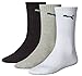 Produktbild Puma Crew Socks Sport Socks 6er Pack = 6 Paar, White/Grey/Black, 47/49