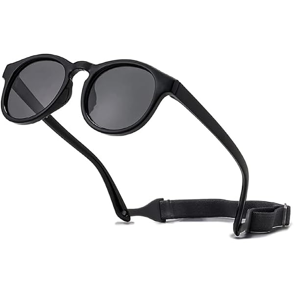 Lunettes De Soleil Green Sprouts Pour Bébé 2T-4T, Sangle Flexible, Bleu - Neuves Avec étiquettes
