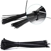 3,6x250 Siyah 25cm Kablo Bağı Plastik Cırt Kelep&ccedil;e Toplayıcı-100 Adet