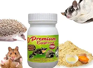 Pet Care International (PCI) Egg Food for Hamster, Sugar Glider, Hedgehog, Mice, Micro Squirrel to Provide Essential Vitamins, Minerals and Nutrients for Healthy PetCare (Pack of 2) (250grm x 2)