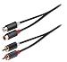 Produktbild König KNA24205E30 Stereo-Audio-Verlängerungskabel, 2x RCA-Stecker- 2x Buchse, 3 m grau