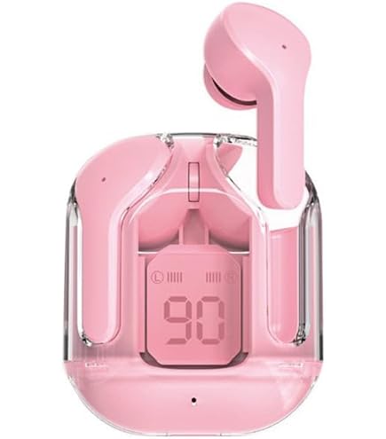 LWMTT Kabellose Kopfhörer Bluetooth 5.3 - In Ear Mit LED-Anzeige Und IPX7 Wasserschutz