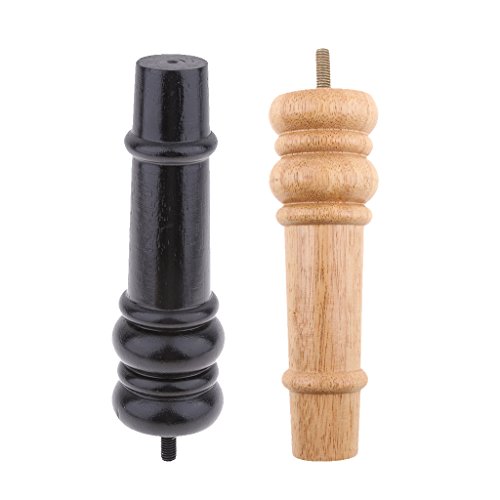Preisvergleich Produktbild Baoblaze 2er Set Holz Möbelfüße Sofafuß Möbelfuß Sockelfüße Bettfüß Stellfuß Stützfuß
