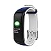 Produktbild Hangang Fitness-Tracker, Pulsmesser und Blutdruck-Smart-Armband Schrittzähler Bluetooth Smart-Armband Smart Watch für Android iOS iPhone Samsung Smartphones, schwarz/weiß