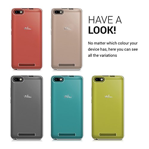 kwmobile HÃ¼lle fÃ¼r Wiko Lenny 3 - TPU Silikon Backcover Case Handy SchutzhÃ¼lle - Cover klar Transparent