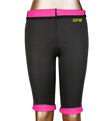 Frauen Abnehmen Workout Hose Neopren Thermo Aktiv Shaper Hot Sweaty Sauna Hosen Capri Yoga Gym Fitness Legging - 4