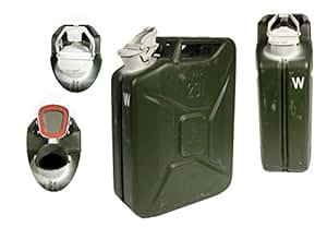 Unbekannt Bundeswehr Wasserkanister 20L Oliv Metall neuwertig Kanister