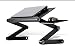 KS-TABLET8 Aluminum Alloy 360 Degree Folding Portable Laptop Table With 2 Usb Cooling Fan Notebook Stand Holder RS.1495.00