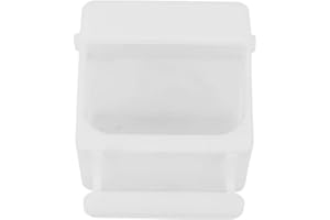 SHEENS 6pcs mangeoires pour Oiseaux Anti-éclaboussures graines de Perroquet Nourriture Contenant de l'eau pour Petits Oiseaux tourtereaux Cockatiels canaris Conures pinsonMangeoires