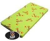 Best For Kids Kinderbettmatratze, Babymatratze 60x120 cm Kinder Rollmatratze 5 cm aus 100% Baumwolle