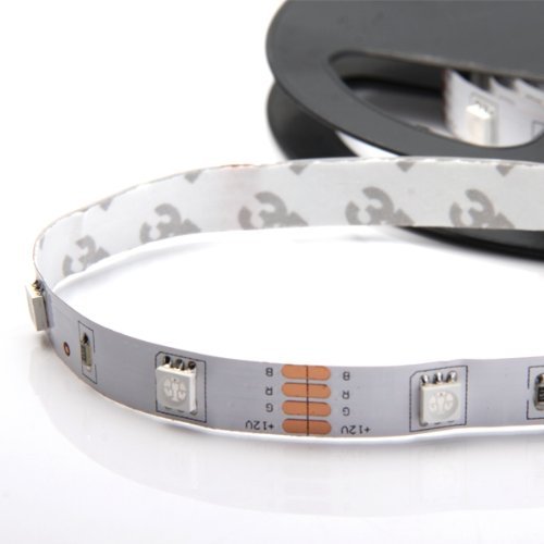 Sonline 2M 60 5050 SMD LED RGB Leiste Strip Band Streif RGB + 24 Taste Remote - 4