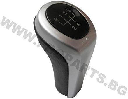 GEAR STICK SHIFT KNOB Aluminum Look 5 speed