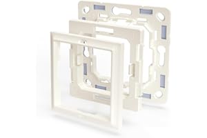 Shelly Wall Switch Adapter Gira and Merten für Shelly BLU Wall Switch 4, Kein Wandschalter enthalten