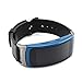 Produktbild Hunpta Lederersatzuhrenarmband -Handgelenk-Bügel + Film für Samsung Gear FIT2 SM-R360 (Black)