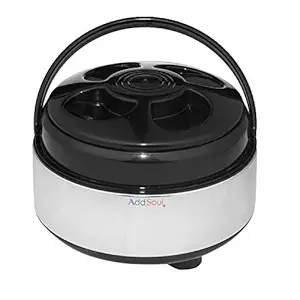 Add Soul Affluent Collection Thermo Steel hot and cold Casserole Hot-Pot with Plastic Cover and Bottom Size- 2.5 Litre