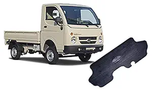 PRMATE Tata Ace Rubber floor Mat for truck , Black Colour