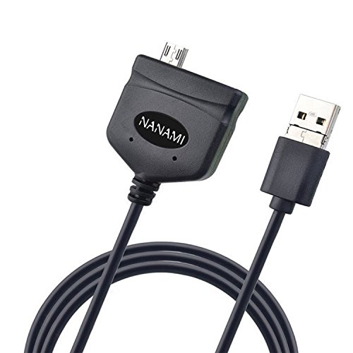 Neueste Multifunktionale USB 2.0 OTG Host Adapter Kabel Micro Ladekabel Datenkabel für Android Smartphones, PC und Tablets 1m (Schwarz)