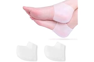 Viwind Proteggi Tallone in Silicone,Salva Tallone Gel,Proteggi Scarpe Maniche Gel Cuscinetto Tallone per Tallone Idratante per la Protezione del Tallone per la Pelle Secca e Screpolata