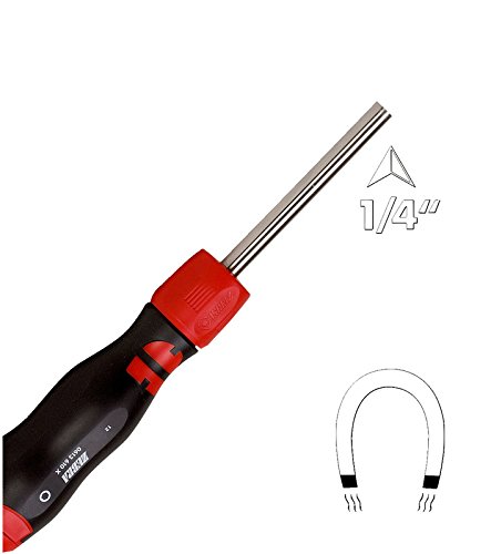 Würth Ratschen-Magazin-Schraubendreher mit praktischem Bit Magazin Bit Magazin im Griff inkl. 12 Bits für für Holz / Bau - 3