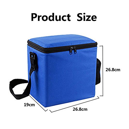 Preisvergleich Produktbild GEGEQUNAERYA Tragbarer heißer kalter Kasten des Autos 6L