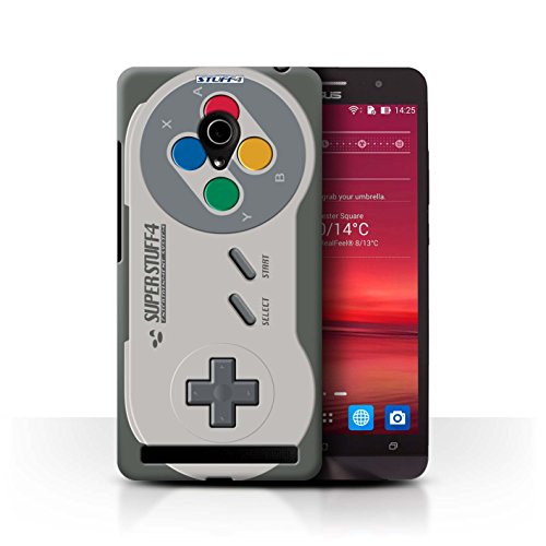 Preisvergleich Produktbild Stuff4 Hülle / Hülle für Asus Zenfone 6 / A600CG / Super Nintendo Muster / Spielkonsolen Kollektion