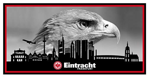 Preisvergleich Produktbild Eintracht Frankfurt Strandttuch Skyline