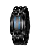 Ritter Style Blue LED Herrenuhr - Futuristic Super Cool Herren Armbanduhr,Der erste Ritter Uhr für Männer in der Welt