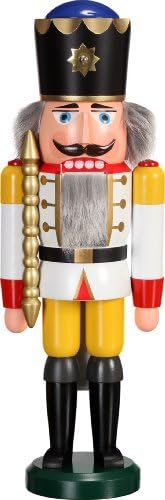 Nutcracker wood Christmas original Seiffen king knows 39cm Erzgebirge NEW