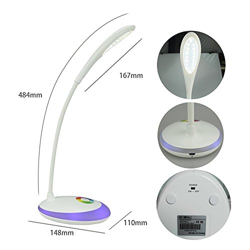 HEIMDALL led lampe touch led lampe für augenschutz 3 ebenen dimmer helligkeit einstellbare beleuchtungskörper schreibtisch beleuchtung leselampe licht zum lesen rezeption lichtschreibtisch licht led nachtlicht Schreibtischlampen - 6