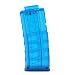 Produktbild Clip Magazin, Worker 12-Dart Kurz Bullet Clip Magazin für nerf n-strike elite series - Transparentes Blau