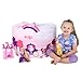 ICON Designer Princess Girls Bean Bag - Large Pink Kids Bean Bags