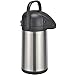 Produktbild 2,2 Liter Airpot - Isolier Pumpkanne aus Edelstahl, doppelwandig, 33 cm: Kanne Kaffeekanne Getrönkespender Thermos