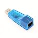 Produktbild Fannty USB zu RJ45 Adapter, Ethernet Externer USB zu LAN RJ45 Netzwerkkarten Adapter 10 / 100Mbps Kompatibel für Tablet