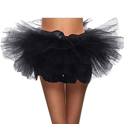 Aimerfeel donne intime gonna 8 tutu nero,