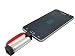 Produktbild KSS mini Ladegerät für Android Handys/ micro USB Modelle – das kleinste Ladegerät für ihr Smartphone - Notfallladegerät (rot)
