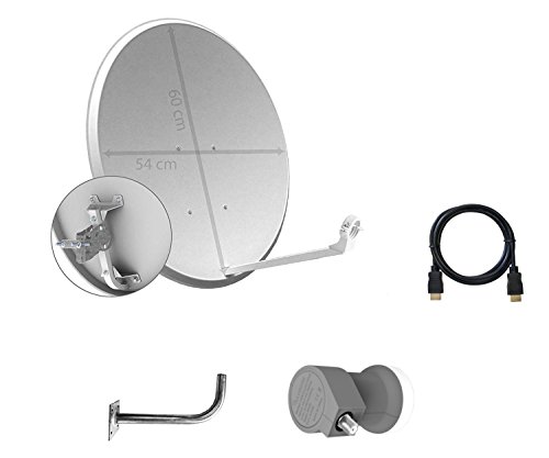Tecatel - Kit parabólica 60 cm, soporte y LNB universal